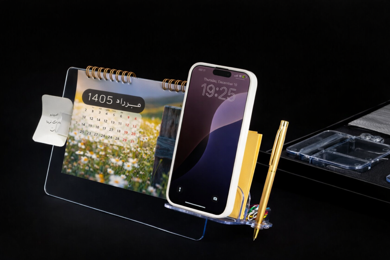 سفارش تقویم رومیزی تبلیغاتی ایران هنر